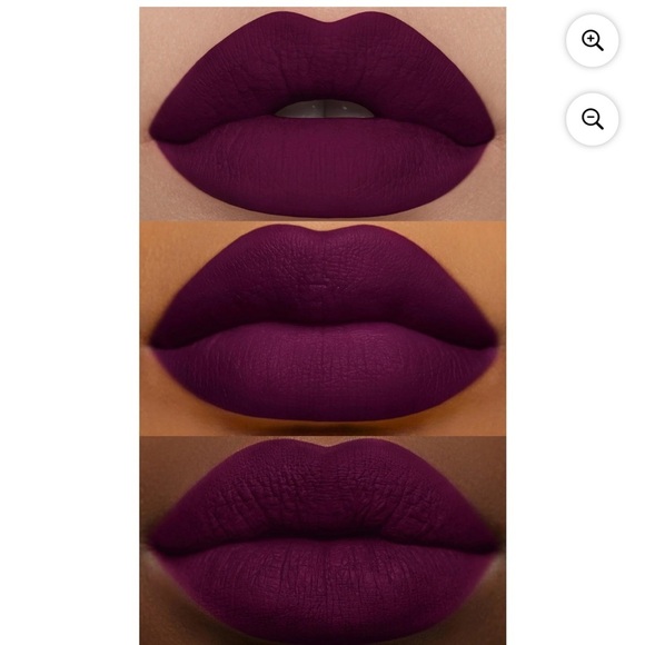 Lime Crime Velvetines liquid Matte Lipstick in shade Scandal (deep plum) NIB - Picture 3 of 4